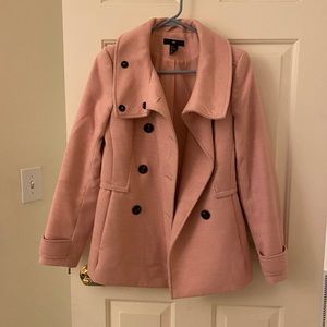 H&M pink pea coat